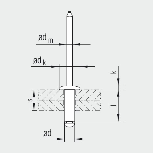 Standard 4,8 x 12,0 ( St / St ) 10106148120